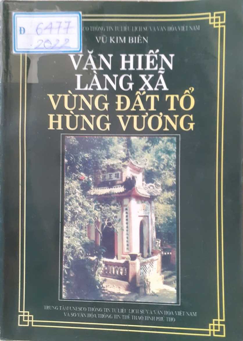 Văn hiến làng xã vùng đất Tổ Hùng Vương